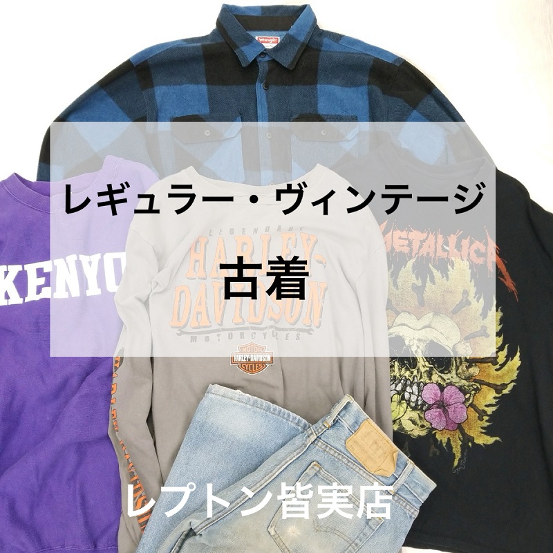 US古着　レギュラー　ヴィンテージ　ビンテージ　レプトン　皆実